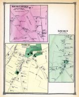 Lincoln Town South, South Lincoln Town, Lincoln Town Sudbury, Middlesex County 1875